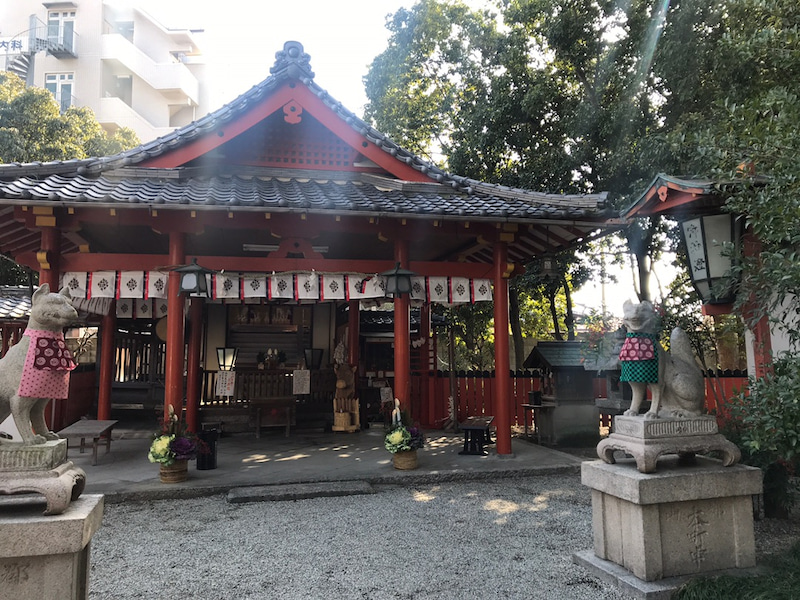 稲荷神社はしごしたら美しいおキツネ様がついてきた！